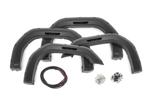 GMC Sierra 2500 HD Pocket Fender Flares - Rough Country - G42 - Coastal Dune - '20-'26